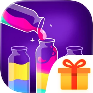 カラーソートボトルパズル色分けゲーム: Get Color