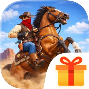 Cowboy Gunslinger Wild Horse