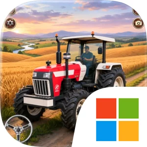 Real village life Tractor game