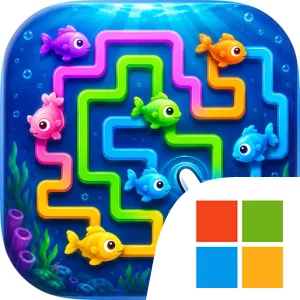 フィッシュアローパズルゲーム