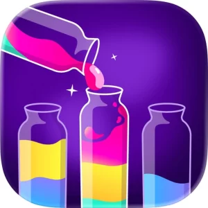 カラーソートボトルパズル色分けゲーム: Get Color
