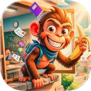 Monkey School Chaos Prank Game