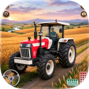 Real village life Tractor game