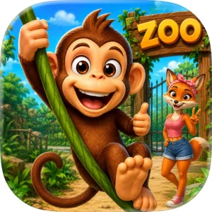 Monkey In Jail: Zoo Life Quest