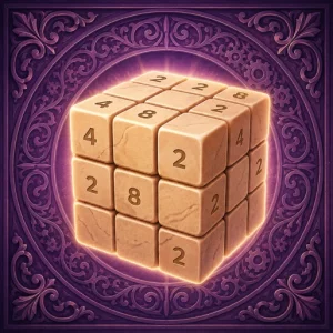 Twist & Merge: 3D Number Cube