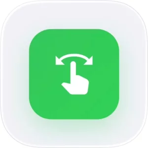 Quick left right swipe