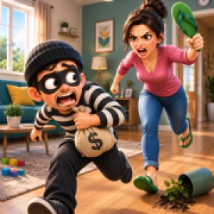 Flip Flop Thief Strike 3D